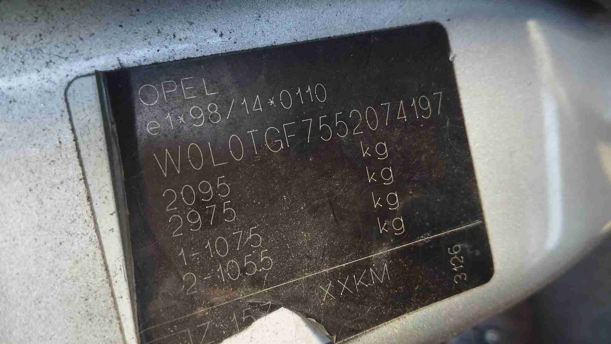  Opel Zafira